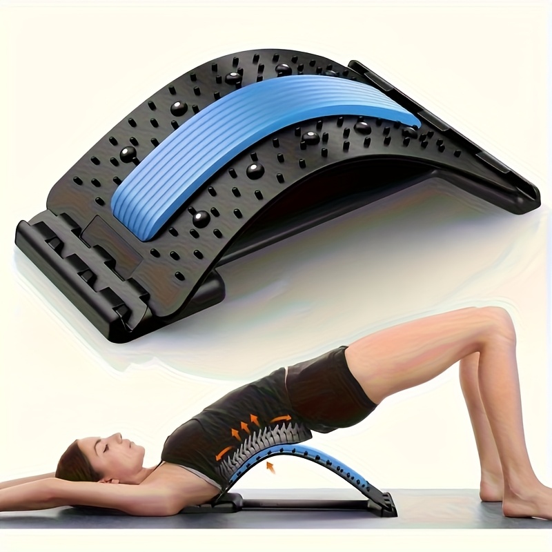 Health Wellness Fitness - 3-Level Back Stretcher Posture Corrector Lumbar