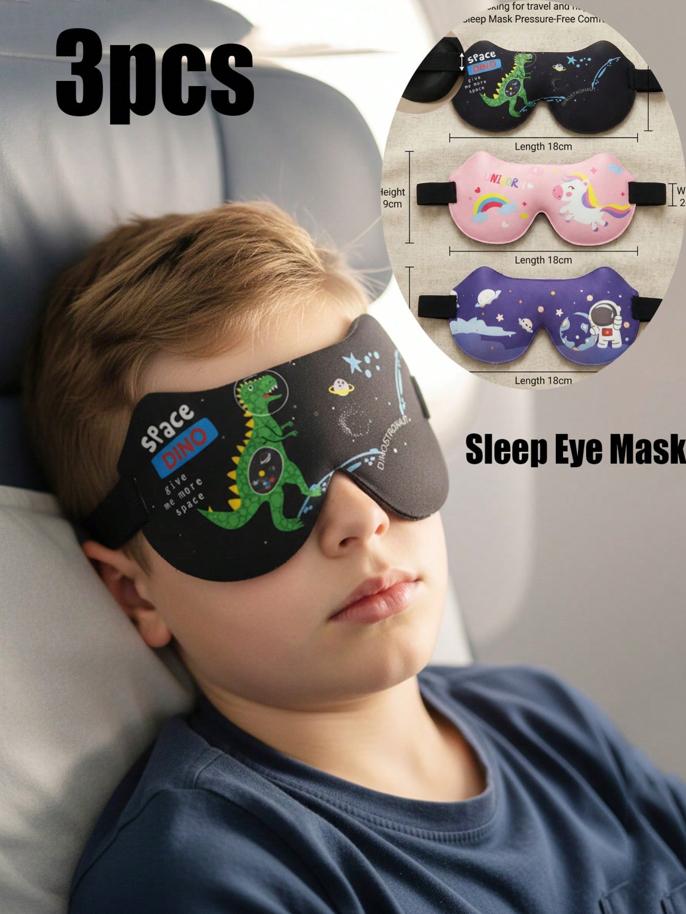 3Pcs Kids Adults 3D Stereo Sle - Sleep Eye Mask 3D review and price