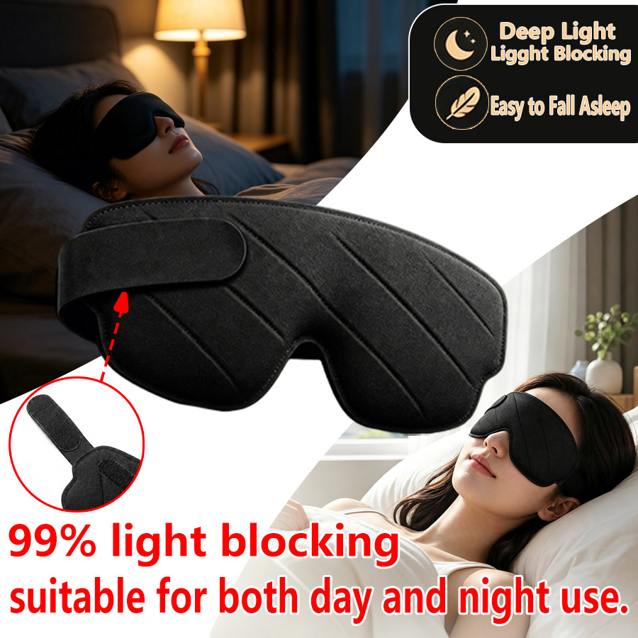 3/1pcs 3D Contoured Sleep Mask - Sleep Eye Mask 3D review and price