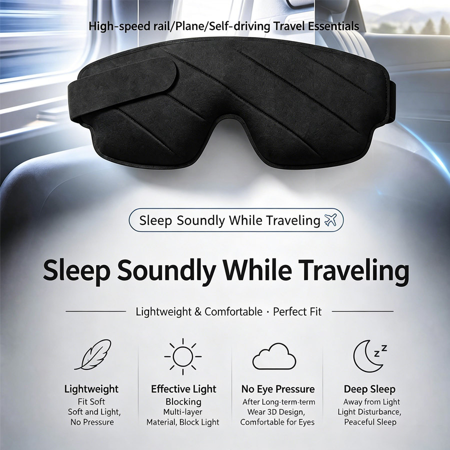 3/1pcs 3D Contoured Sleep Mask - Sleep Eye Mask 3D review and price