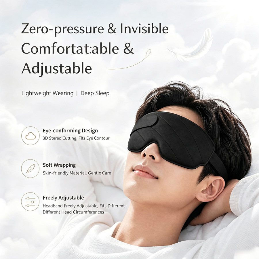 3/1pcs 3D Contoured Sleep Mask - Sleep Eye Mask 3D review and price