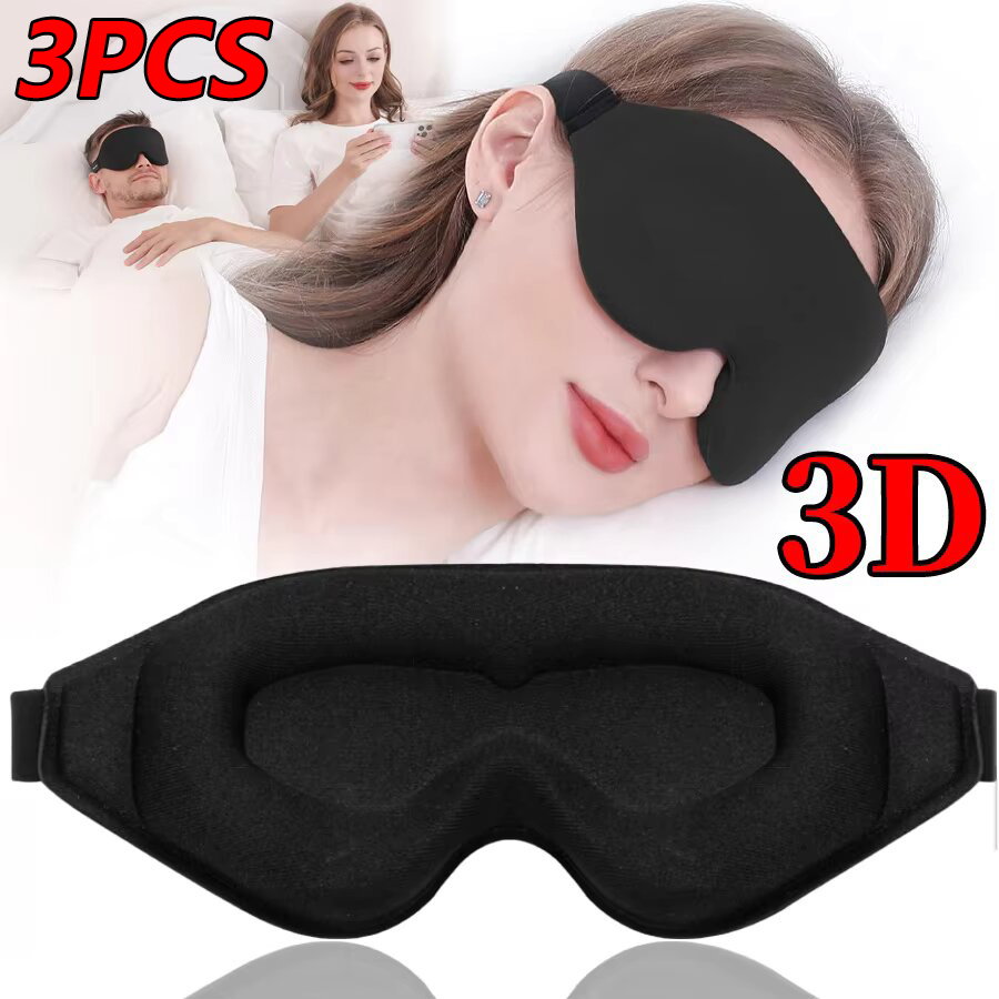 3PCS 3D Memory Foam Sleep Eye  - Sleep Eye Mask 3D review and price